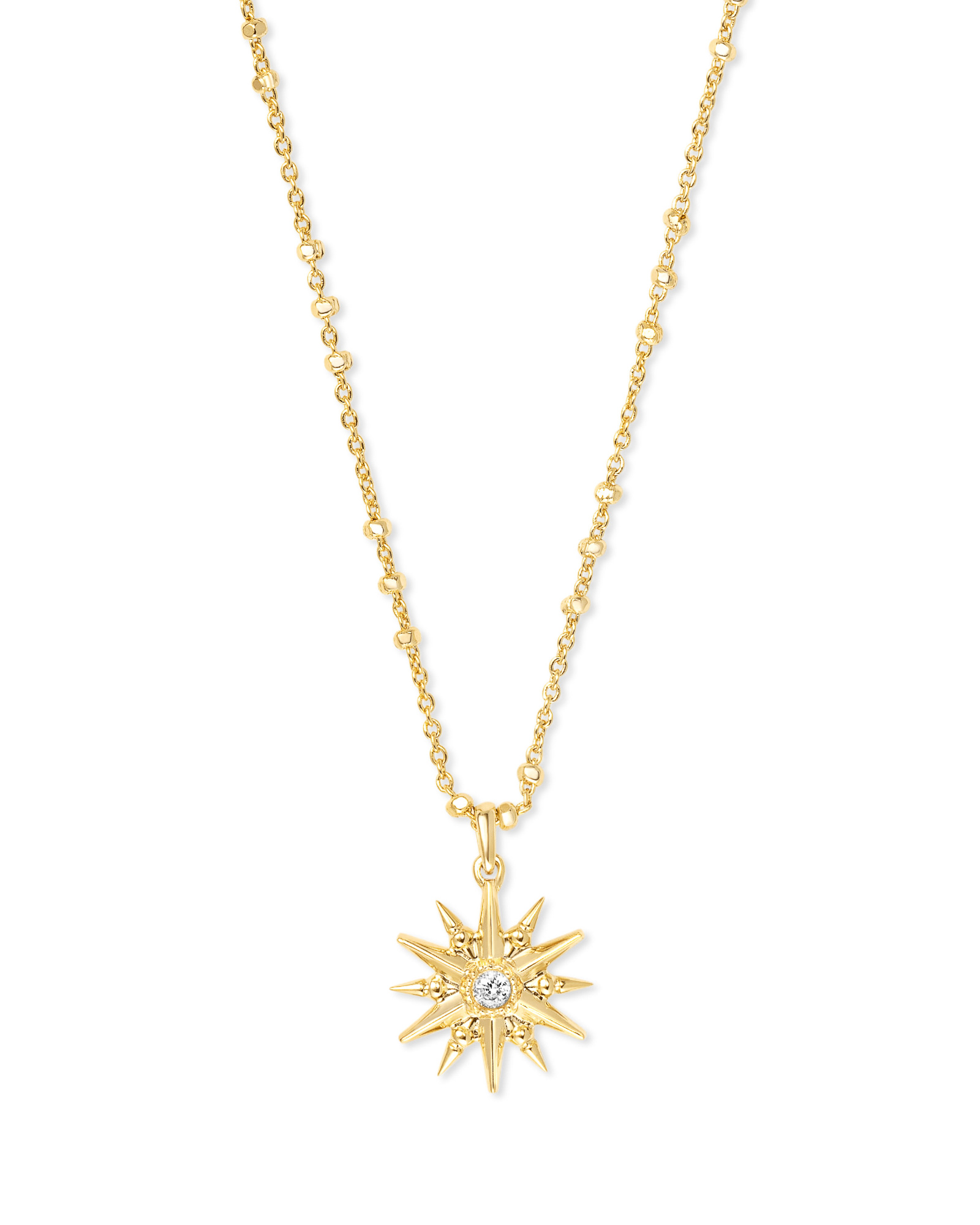 Star Charm Pendant Necklace in Gold Kendra Scott